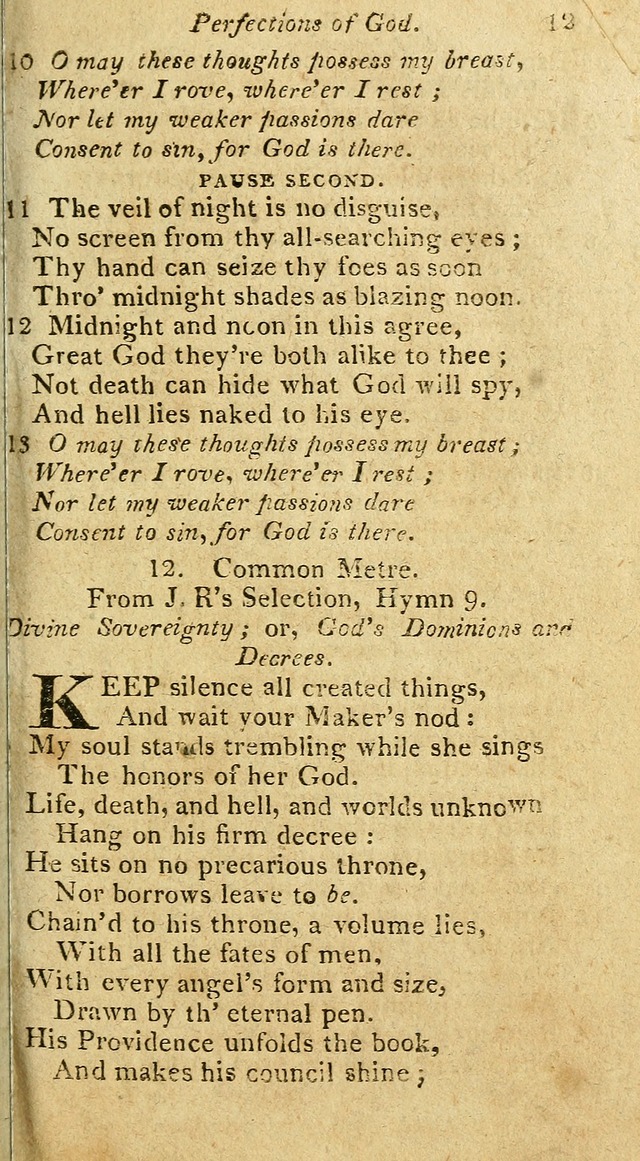 A Selection of Hymns & Psalms: from the most approved authors: principally from Watts & Rippon: together with originals page 31