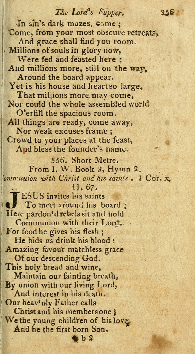 A Selection of Hymns & Psalms: from the most approved authors: principally from Watts & Rippon: together with originals page 313