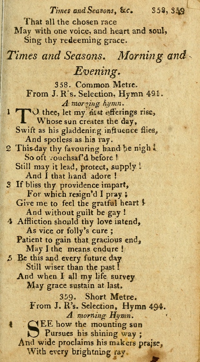 A Selection of Hymns & Psalms: from the most approved authors: principally from Watts & Rippon: together with originals page 315