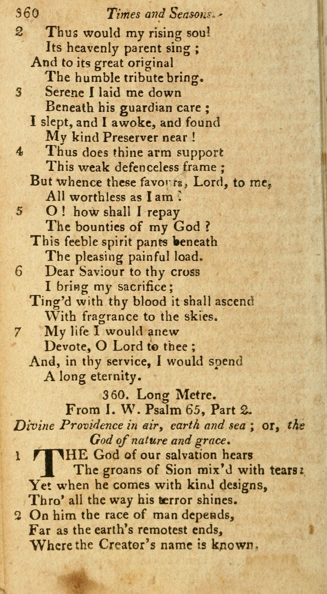 A Selection of Hymns & Psalms: from the most approved authors: principally from Watts & Rippon: together with originals page 316