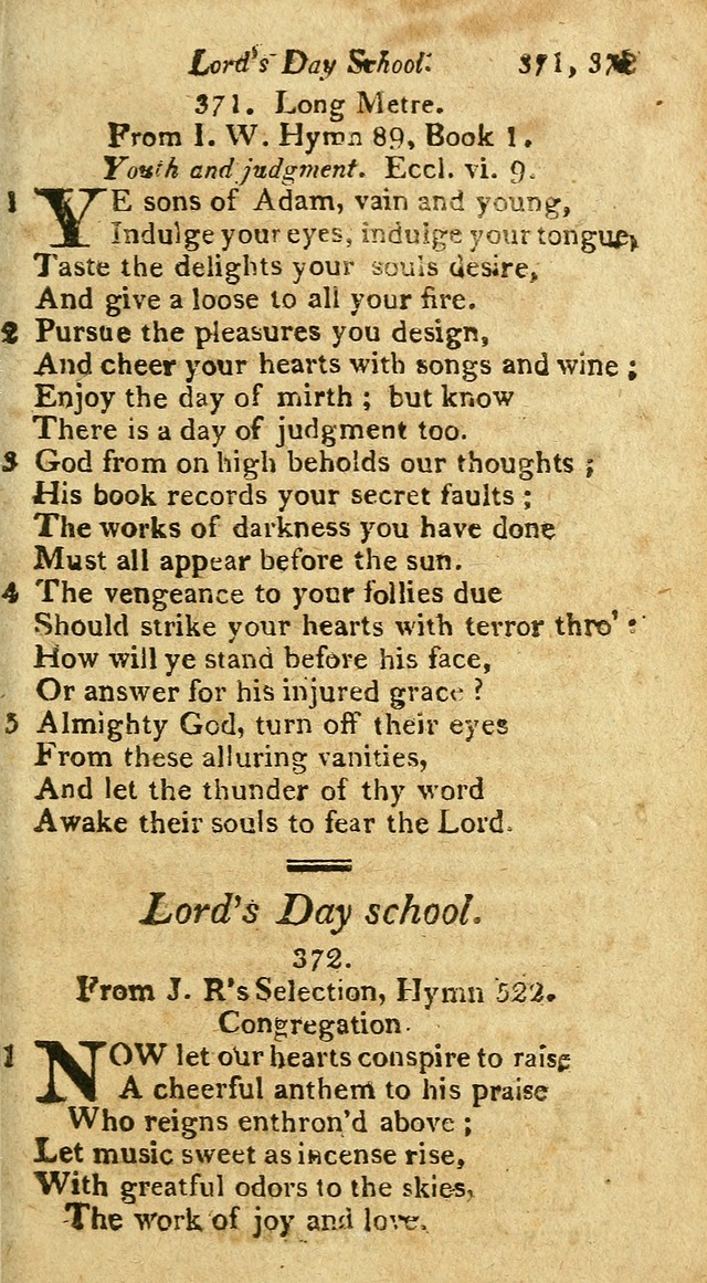 A Selection of Hymns & Psalms: from the most approved authors: principally from Watts & Rippon: together with originals page 327