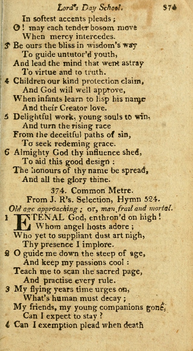 A Selection of Hymns & Psalms: from the most approved authors: principally from Watts & Rippon: together with originals page 329