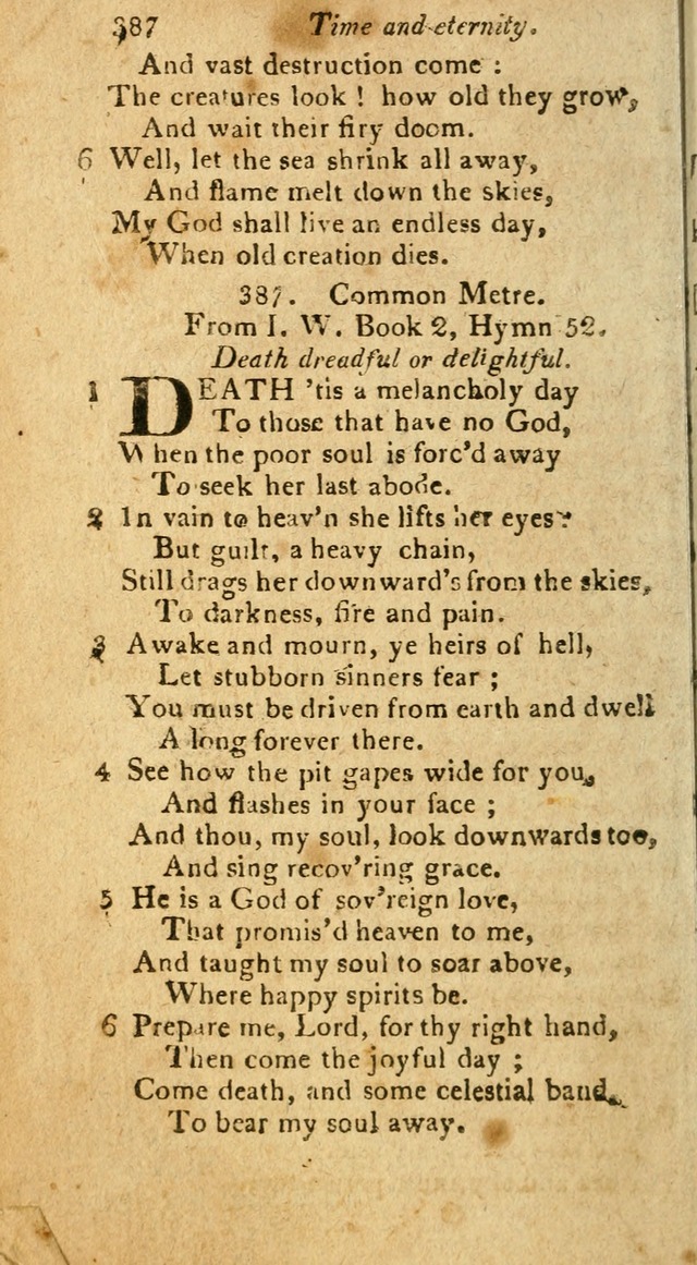 A Selection of Hymns & Psalms: from the most approved authors: principally from Watts & Rippon: together with originals page 340