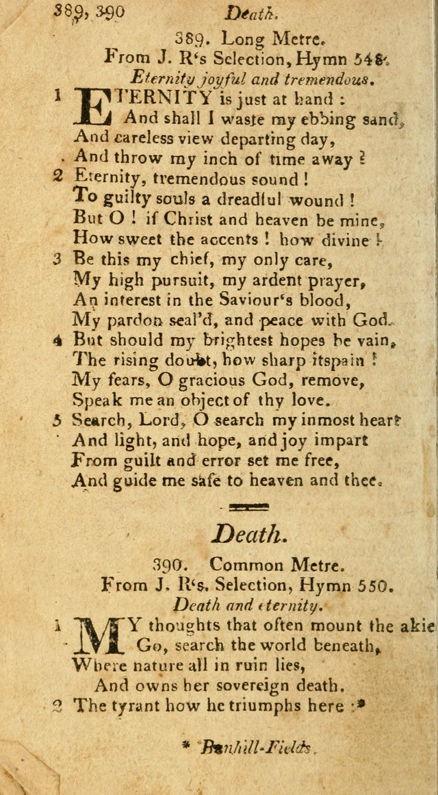 A Selection of Hymns & Psalms: from the most approved authors: principally from Watts & Rippon: together with originals page 342