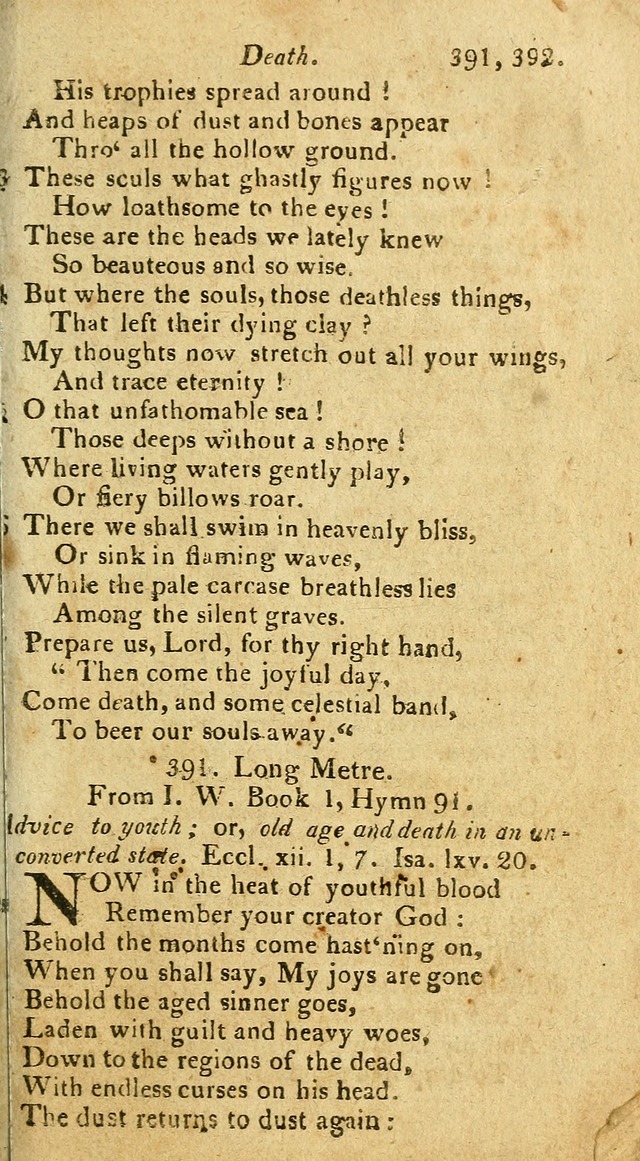 A Selection of Hymns & Psalms: from the most approved authors: principally from Watts & Rippon: together with originals page 343