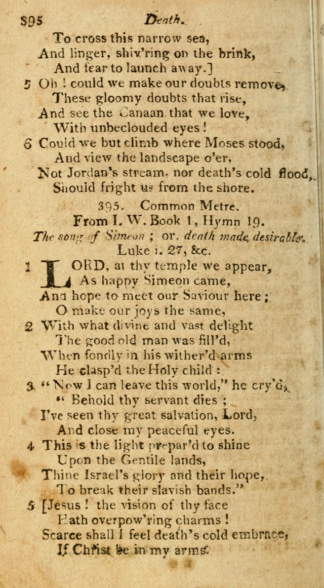 A Selection of Hymns & Psalms: from the most approved authors: principally from Watts & Rippon: together with originals page 346