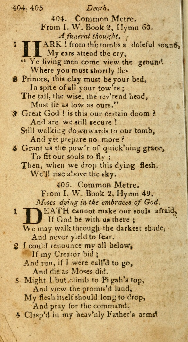 A Selection of Hymns & Psalms: from the most approved authors: principally from Watts & Rippon: together with originals page 354