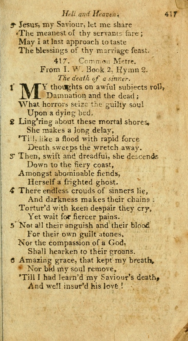 A Selection of Hymns & Psalms: from the most approved authors: principally from Watts & Rippon: together with originals page 365