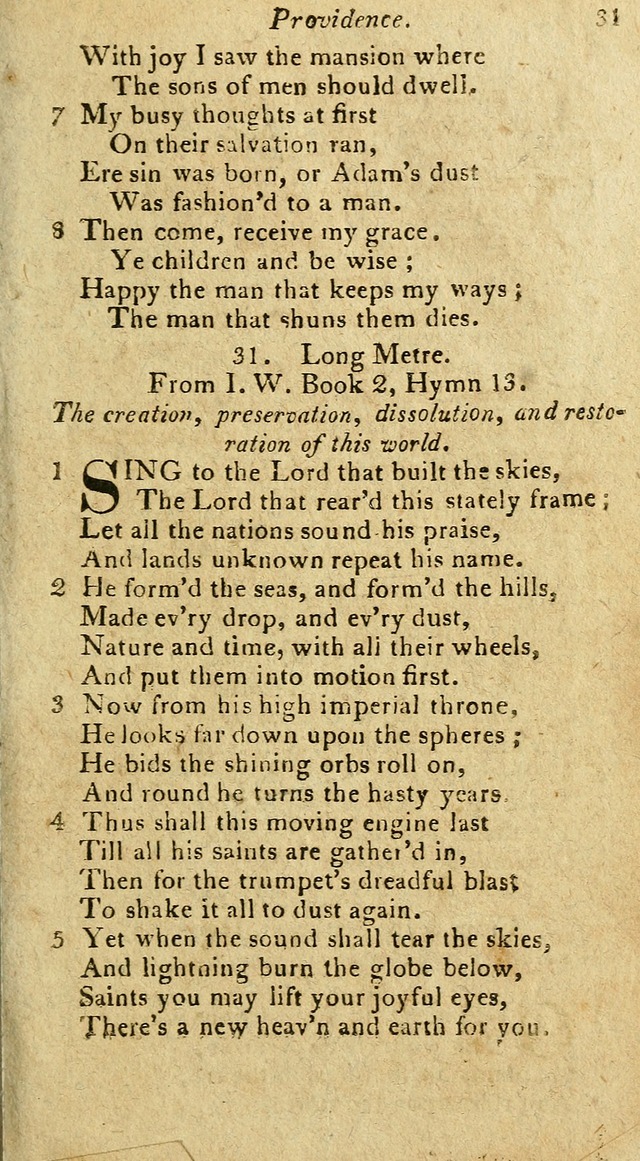 A Selection of Hymns & Psalms: from the most approved authors: principally from Watts & Rippon: together with originals page 47