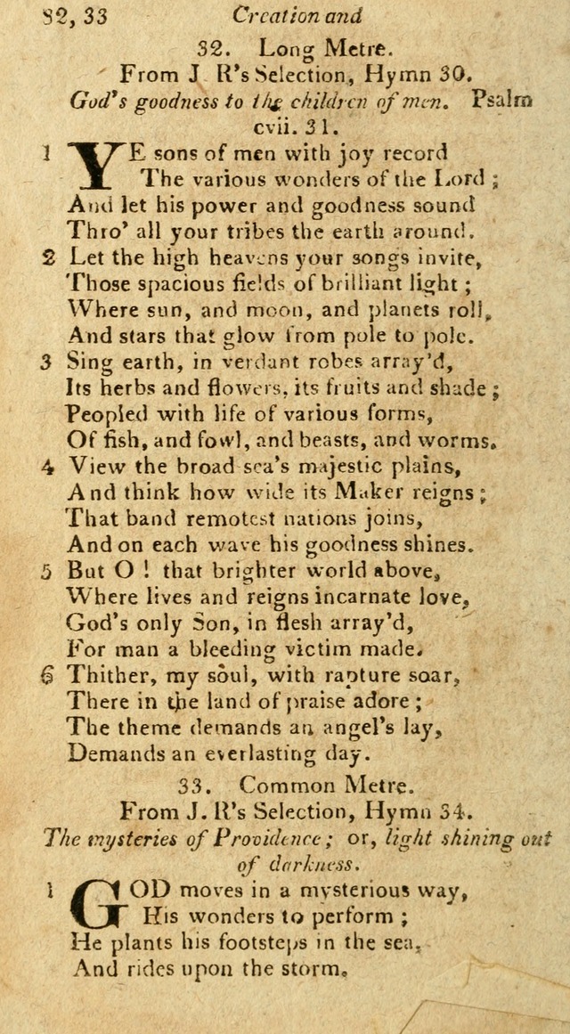 A Selection of Hymns & Psalms: from the most approved authors: principally from Watts & Rippon: together with originals page 48