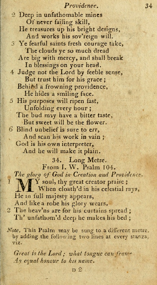 A Selection of Hymns & Psalms: from the most approved authors: principally from Watts & Rippon: together with originals page 49