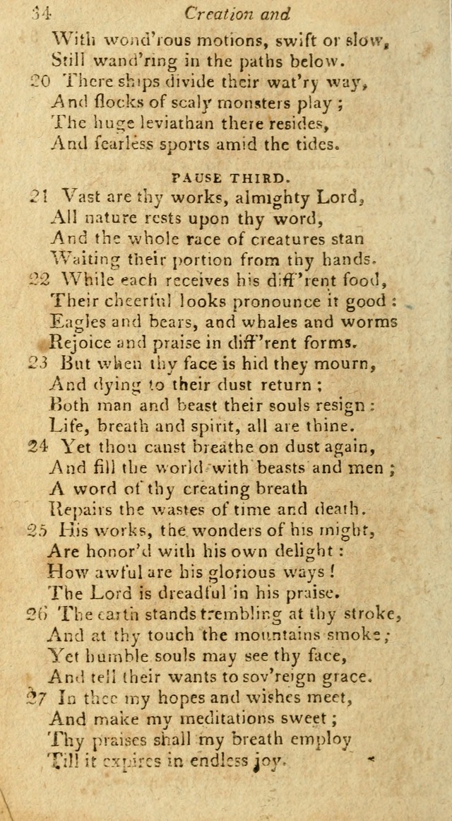 A Selection of Hymns & Psalms: from the most approved authors: principally from Watts & Rippon: together with originals page 52