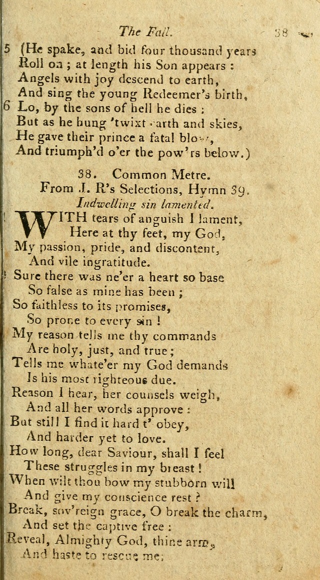 A Selection of Hymns & Psalms: from the most approved authors: principally from Watts & Rippon: together with originals page 55