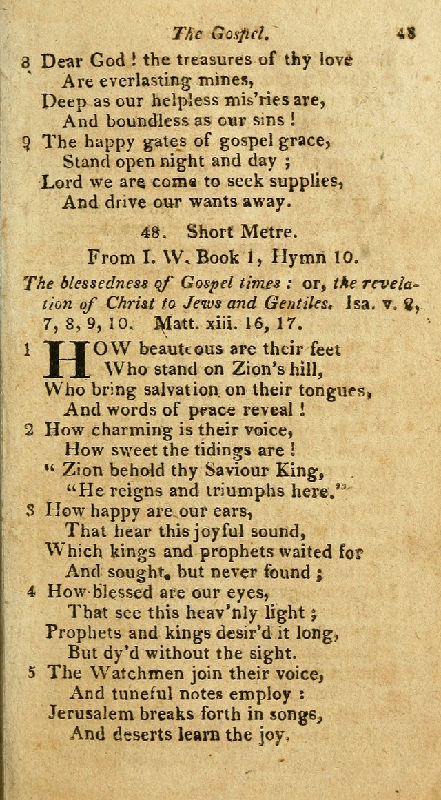 A Selection of Hymns & Psalms: from the most approved authors: principally from Watts & Rippon: together with originals page 63