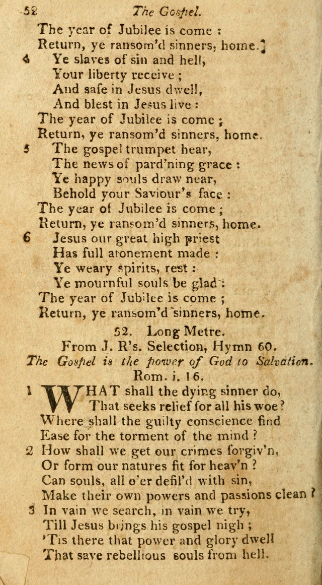 A Selection of Hymns & Psalms: from the most approved authors: principally from Watts & Rippon: together with originals page 66