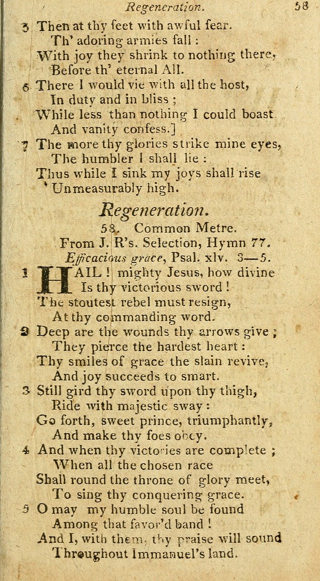 A Selection of Hymns & Psalms: from the most approved authors: principally from Watts & Rippon: together with originals page 71