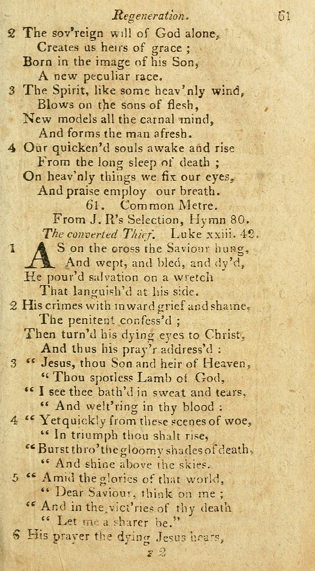 A Selection of Hymns & Psalms: from the most approved authors: principally from Watts & Rippon: together with originals page 73