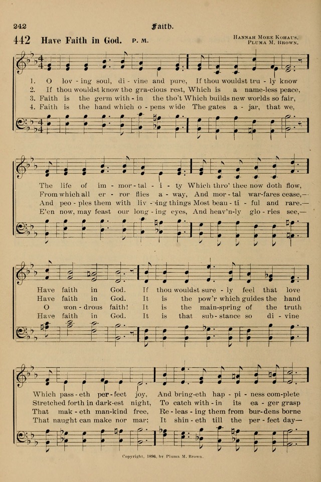 Song-Hymnal of Praise and Joy: a selection of spiritual songs, old and new page 241