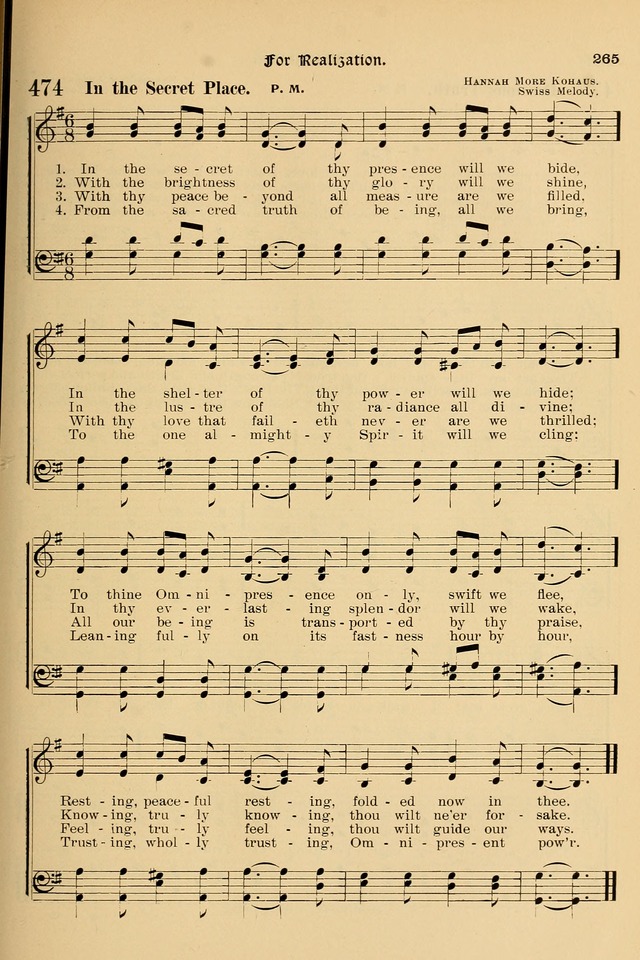 Song-Hymnal of Praise and Joy: a selection of spiritual songs, old and new page 264