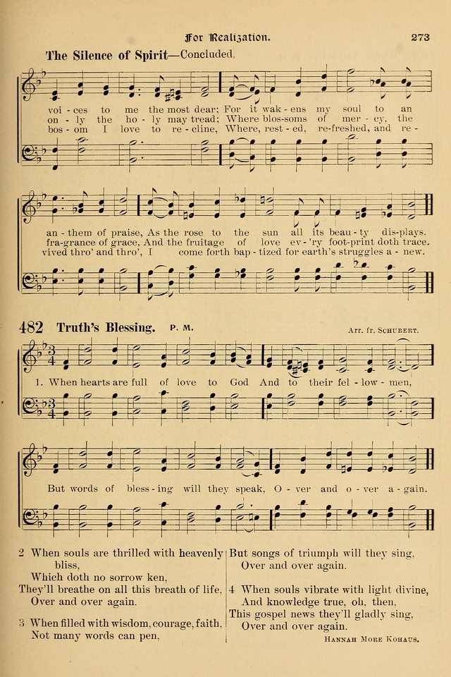 Song-Hymnal of Praise and Joy: a selection of spiritual songs, old and new page 272