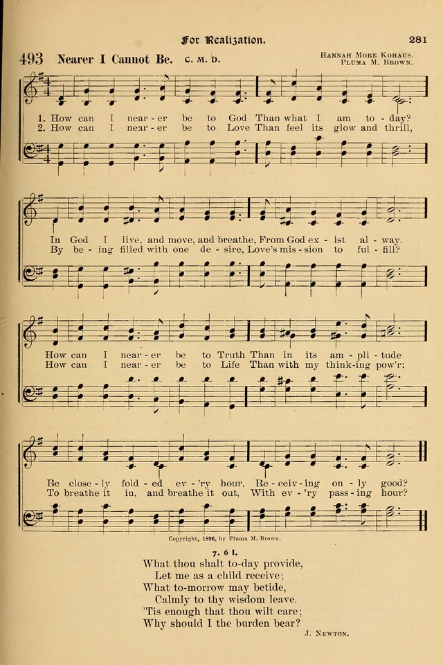 Song-Hymnal of Praise and Joy: a selection of spiritual songs, old and new page 280