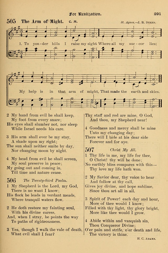 Song-Hymnal of Praise and Joy: a selection of spiritual songs, old and new page 290