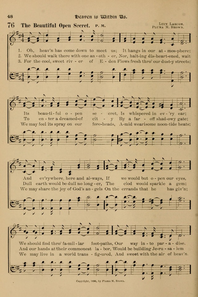 Song-Hymnal of Praise and Joy: a selection of spiritual songs, old and new page 51