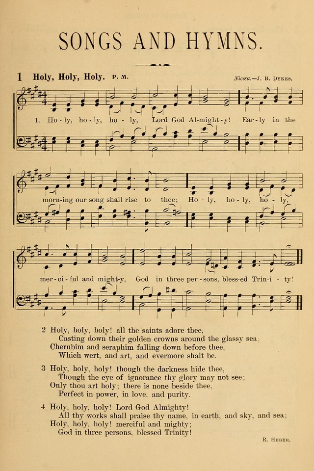 Song-Hymnal of Praise and Joy: a selection of spiritual songs, old and new page 6