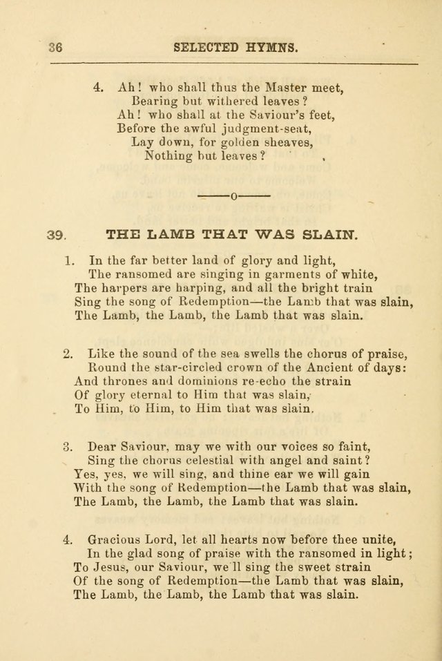 A Selection of Hymns: printed only for the use of the sabbath school of the Tenth Presbyterian Church, of Philadelphia page 43