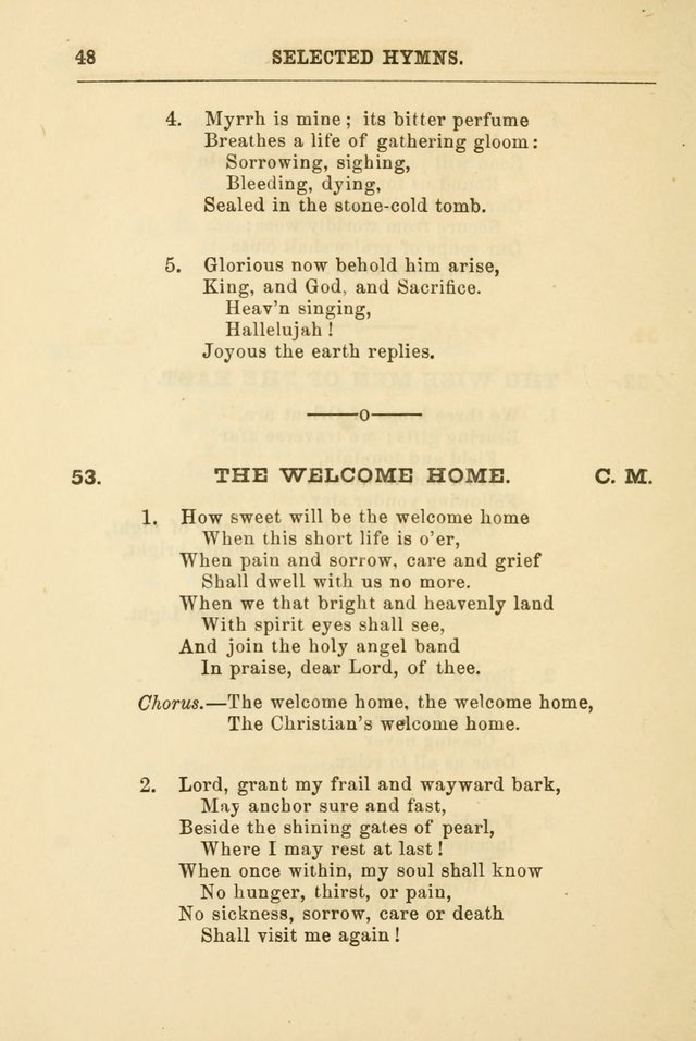 A Selection of Hymns: printed only for the use of the sabbath school of the Tenth Presbyterian Church, of Philadelphia page 55