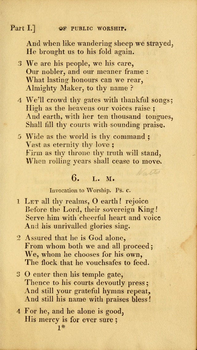 A Selection of Hymns and Psalms for Social and Private Worship (2nd ed. Enl. and Imp.) page 5