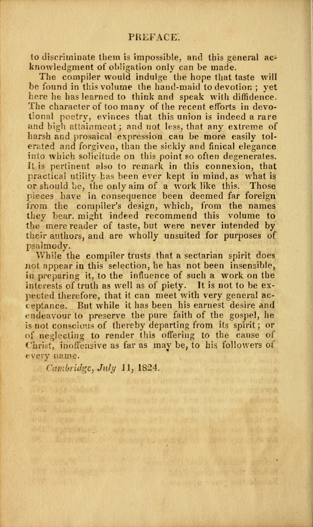 A Selection of Hymns and Psalms for Social and Private Worship (2nd ed. Enl. and Imp.) page xii