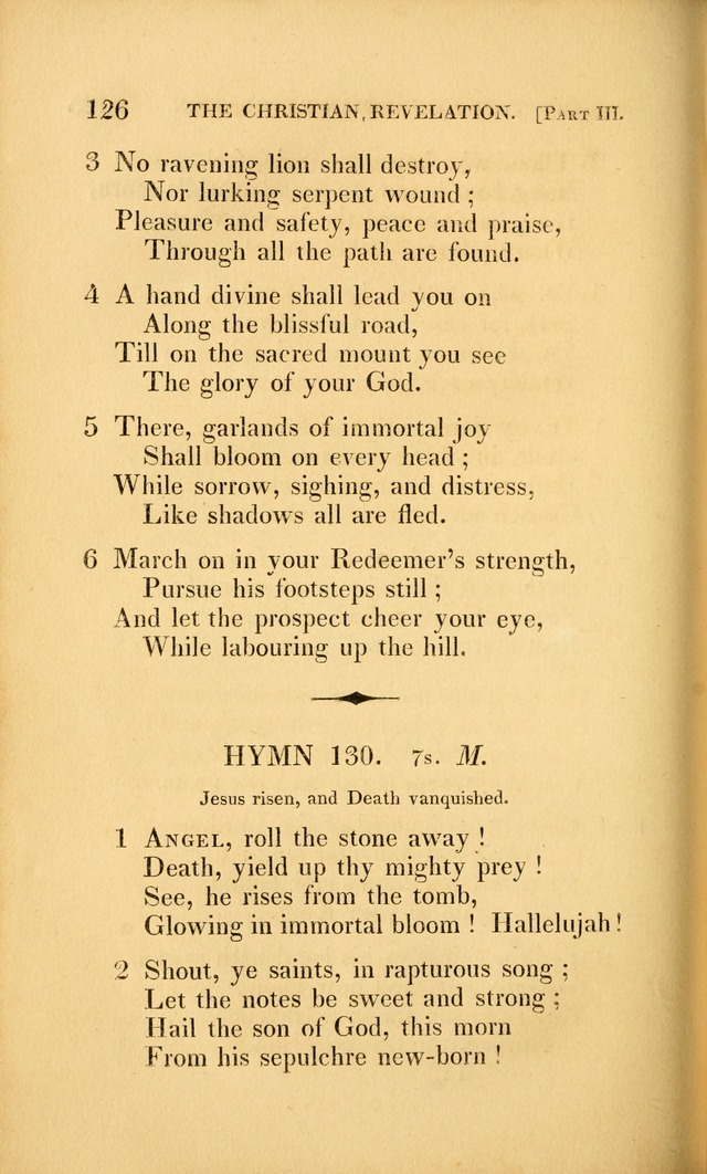 A Selection of Hymns and Psalms: for social and private worship (3rd ed. corr.) page 126