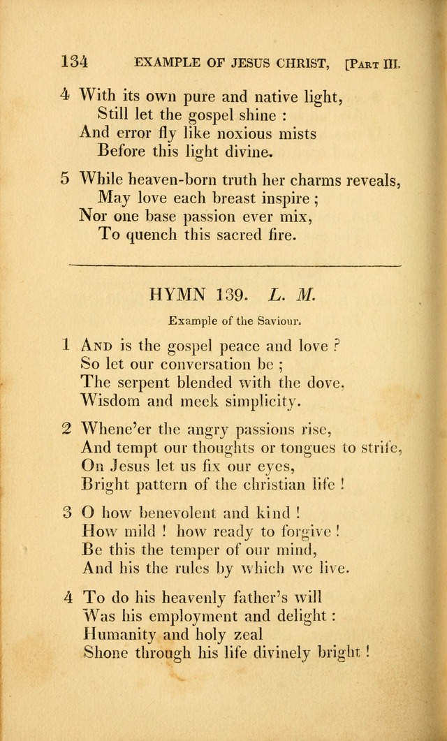 A Selection of Hymns and Psalms: for social and private worship (3rd ed. corr.) page 134