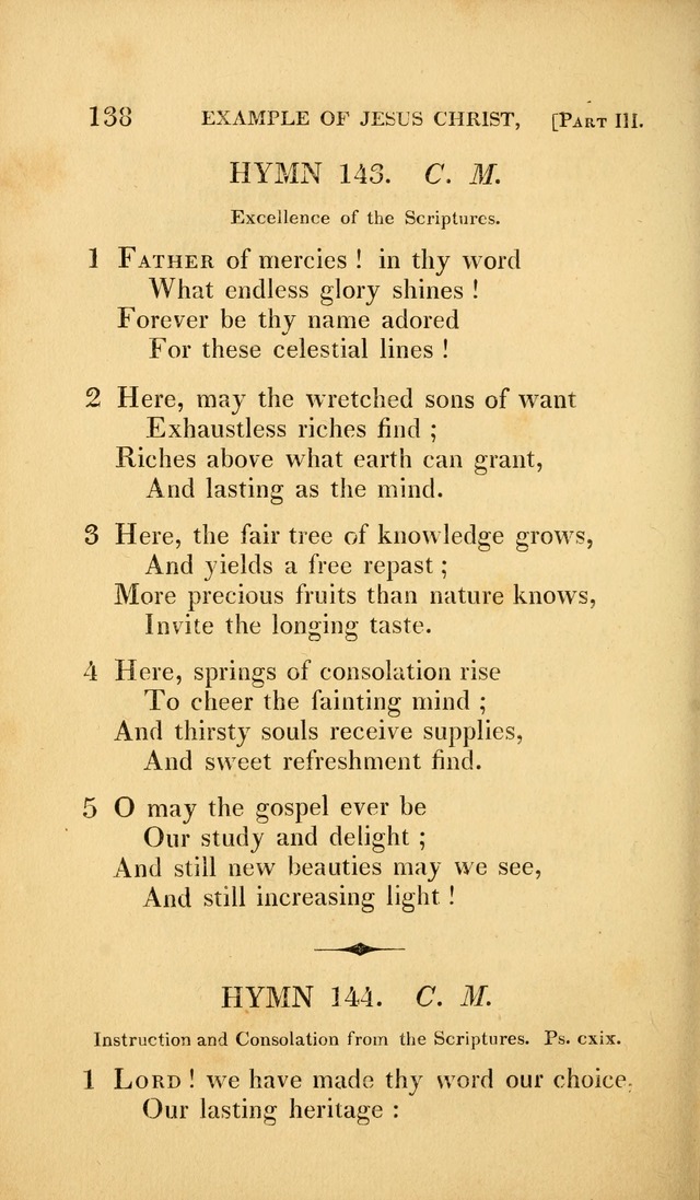 A Selection of Hymns and Psalms: for social and private worship (3rd ed. corr.) page 138