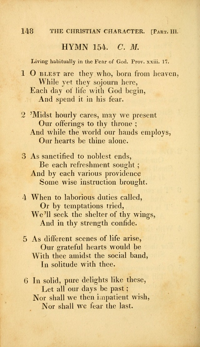 A Selection of Hymns and Psalms: for social and private worship (3rd ed. corr.) page 148