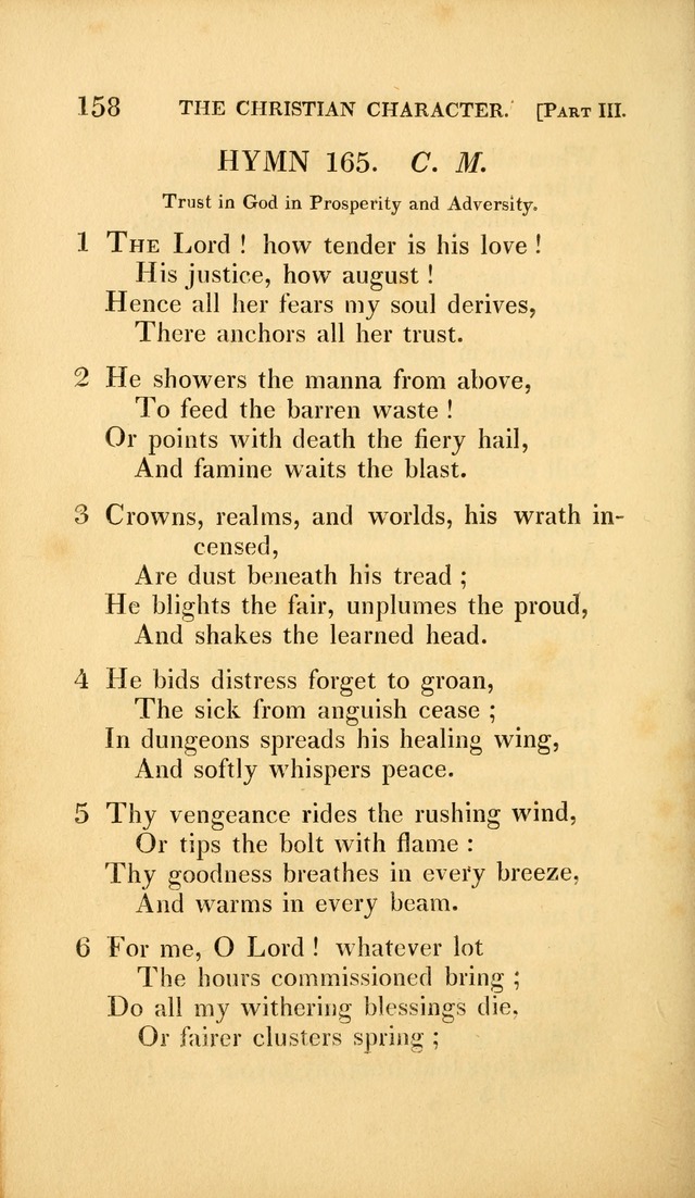 A Selection of Hymns and Psalms: for social and private worship (3rd ed. corr.) page 158