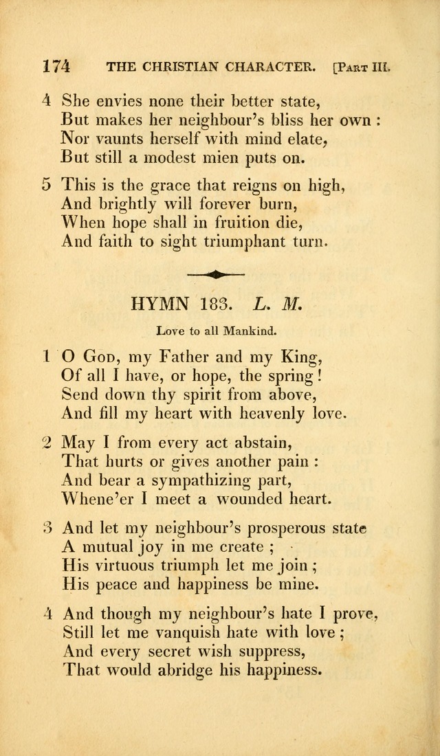 A Selection of Hymns and Psalms: for social and private worship (3rd ed. corr.) page 174