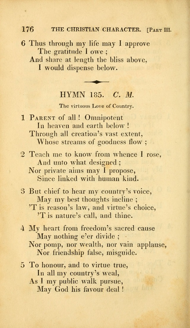 A Selection of Hymns and Psalms: for social and private worship (3rd ed. corr.) page 176