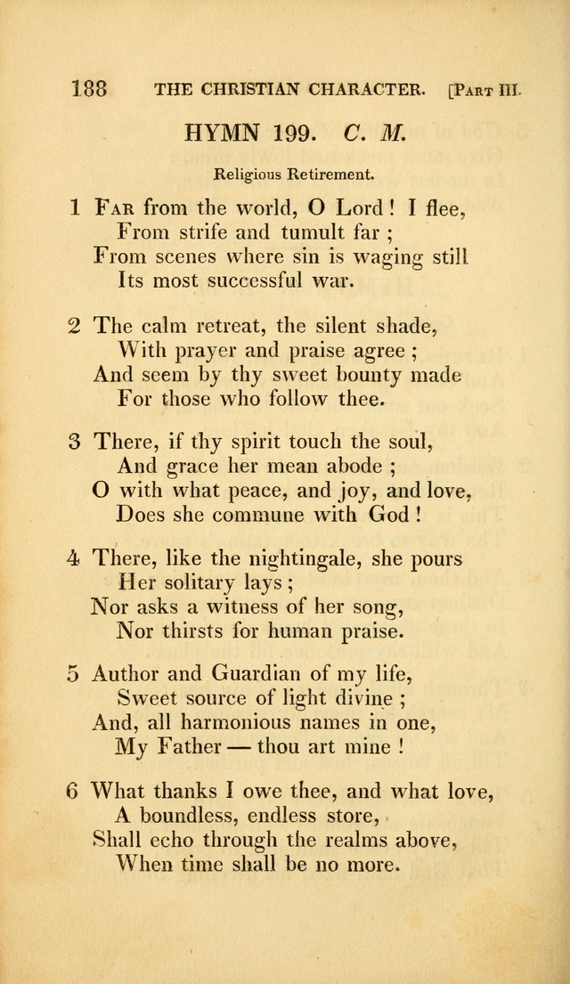 A Selection of Hymns and Psalms: for social and private worship (3rd ed. corr.) page 188