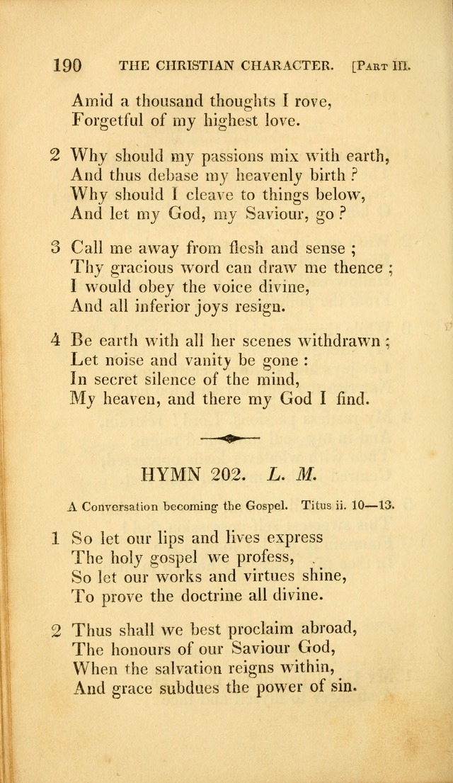 A Selection of Hymns and Psalms: for social and private worship (3rd ed. corr.) page 190