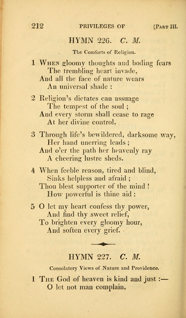 A Selection of Hymns and Psalms: for social and private worship (3rd ed. corr.) page 212