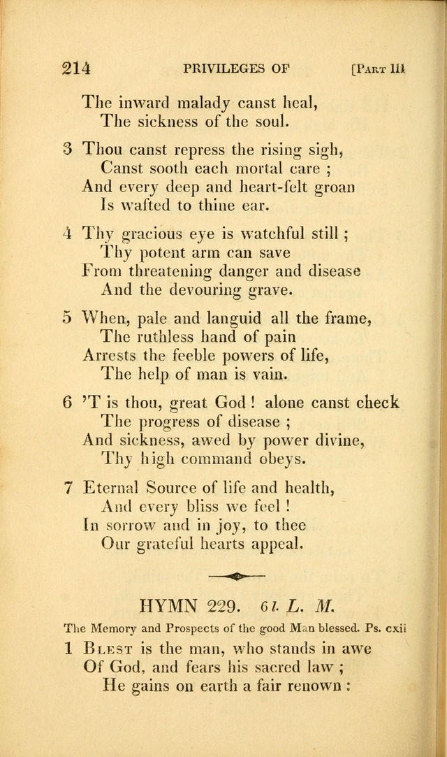 A Selection of Hymns and Psalms: for social and private worship (3rd ed. corr.) page 214