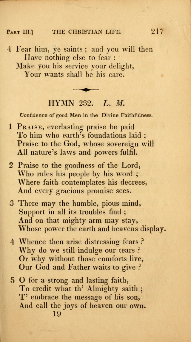 A Selection of Hymns and Psalms: for social and private worship (3rd ed. corr.) page 217