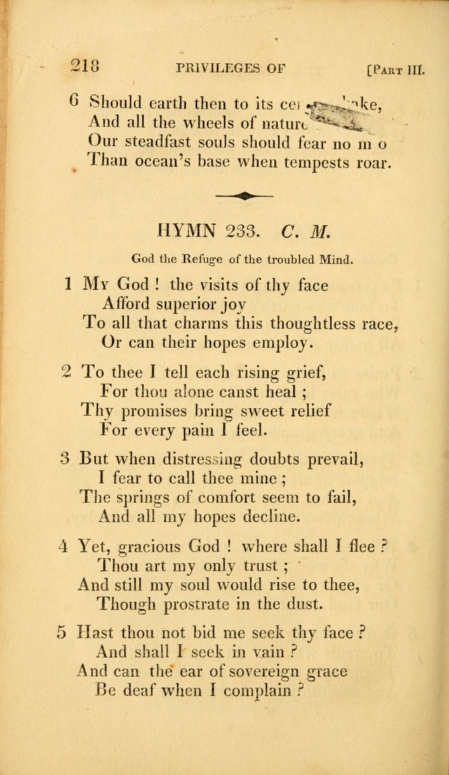 A Selection of Hymns and Psalms: for social and private worship (3rd ed. corr.) page 218