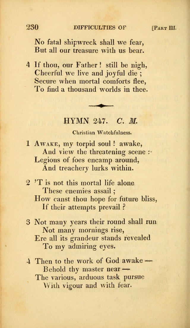 A Selection of Hymns and Psalms: for social and private worship (3rd ed. corr.) page 230