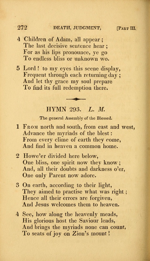 A Selection of Hymns and Psalms: for social and private worship (3rd ed. corr.) page 284