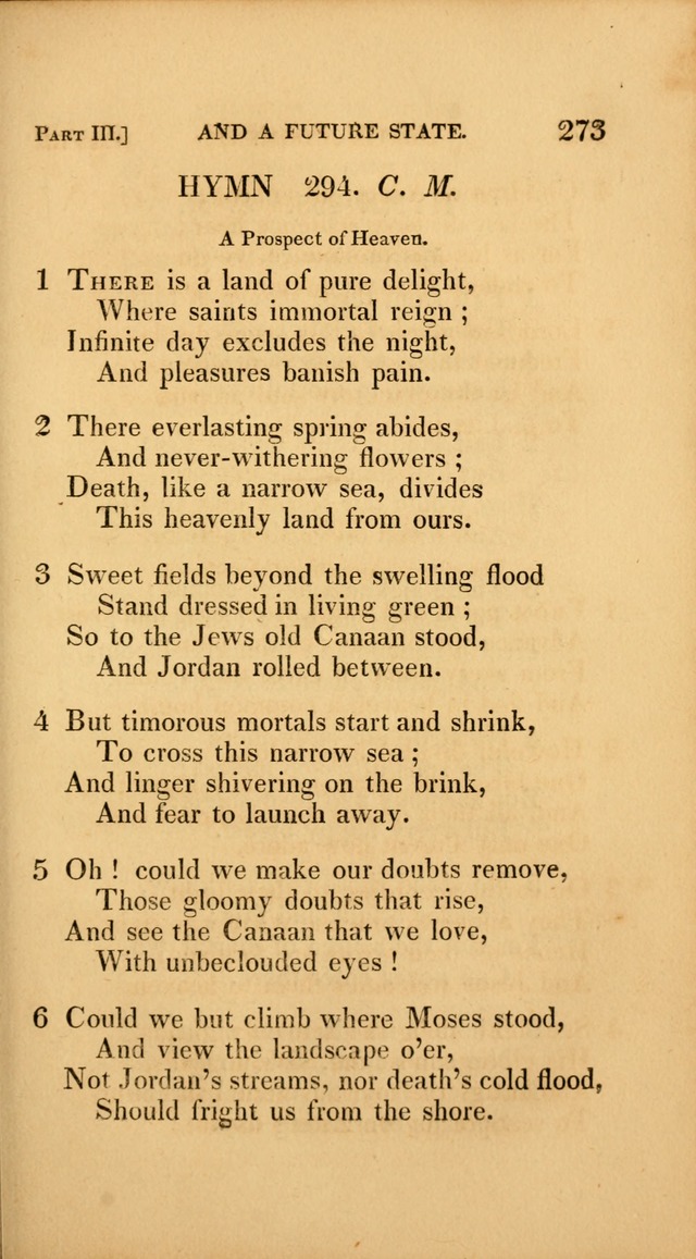 A Selection of Hymns and Psalms: for social and private worship (3rd ed. corr.) page 285