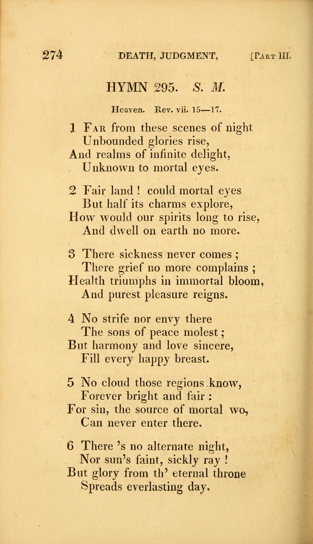 A Selection of Hymns and Psalms: for social and private worship (3rd ed. corr.) page 286