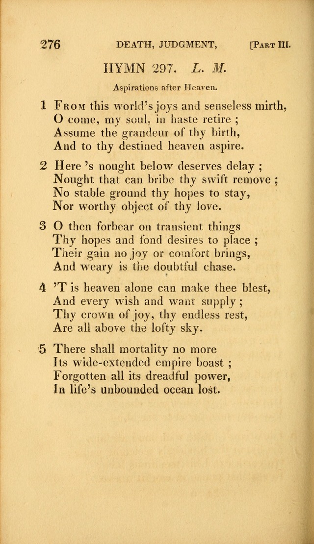 A Selection of Hymns and Psalms: for social and private worship (3rd ed. corr.) page 288